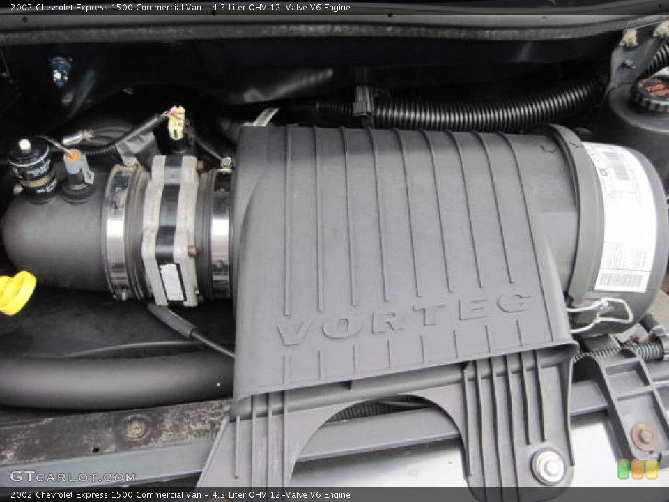 4.3 Liter OHV 12-Valve V6 2002 Chevrolet Express Engine