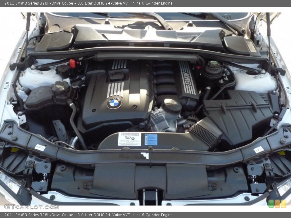 3.0 Liter DOHC 24-Valve VVT Inline 6 Cylinder Engine for the 2011 BMW 3 Series #51329890