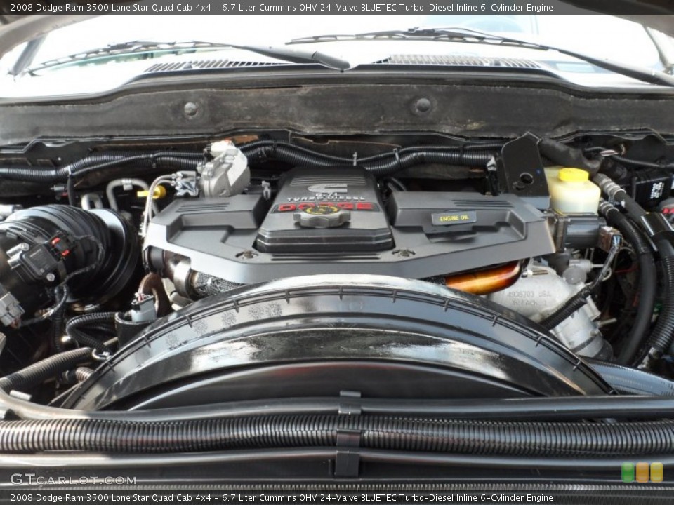 6.7 Liter Cummins OHV 24-Valve BLUETEC Turbo-Diesel Inline 6-Cylinder Engine for the 2008 Dodge Ram 3500 #51333811