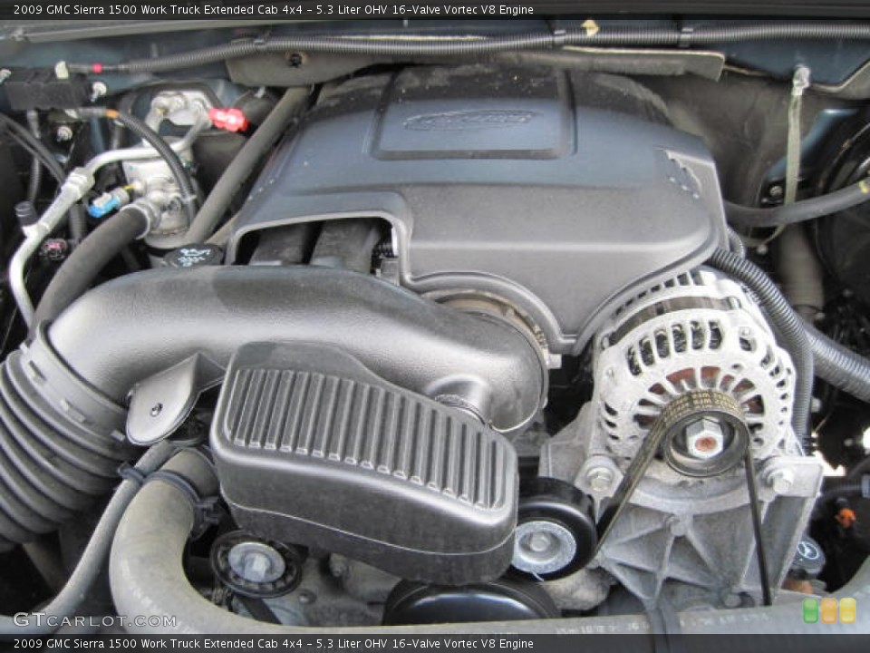 5.3 Liter OHV 16-Valve Vortec V8 Engine for the 2009 GMC Sierra 1500 #51336205