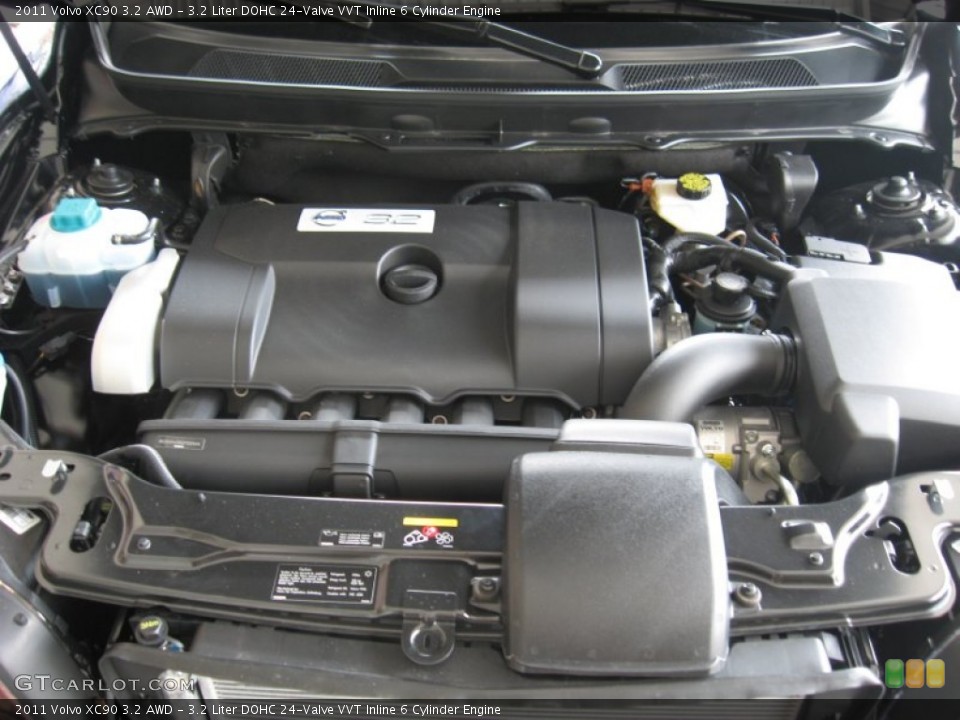 3.2 Liter DOHC 24-Valve VVT Inline 6 Cylinder 2011 Volvo XC90 Engine