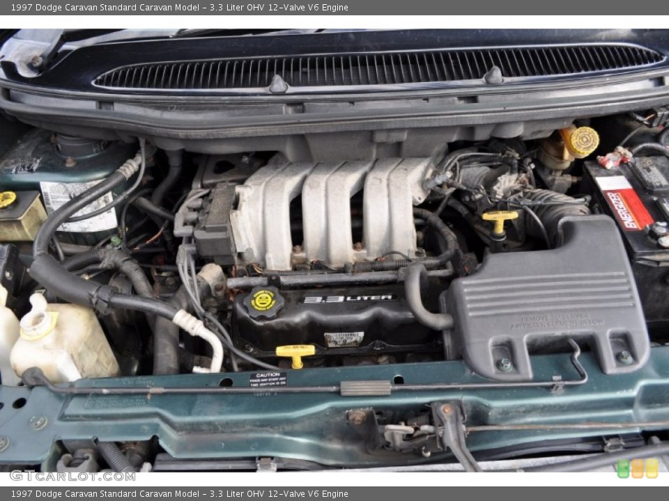 3.3 Liter OHV 12-Valve V6 1997 Dodge Caravan Engine