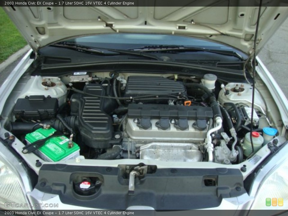 1.7 Liter SOHC 16V VTEC 4 Cylinder Engine for the 2003 Honda Civic #51360491