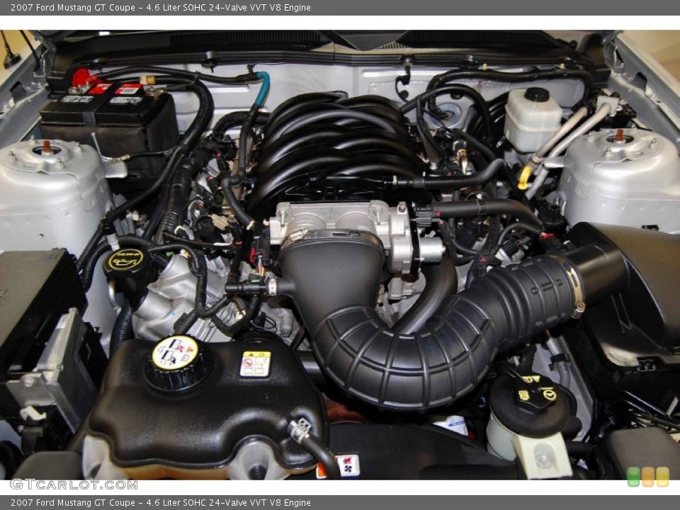 4.6 Liter SOHC 24-Valve VVT V8 Engine for the 2007 Ford Mustang #51382543