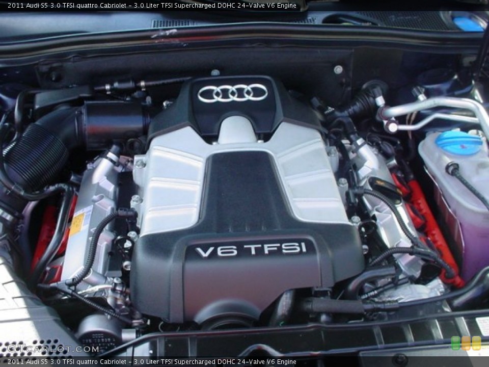 3.0 Liter TFSI Supercharged DOHC 24-Valve V6 Engine for the 2011 Audi S5 #51394502
