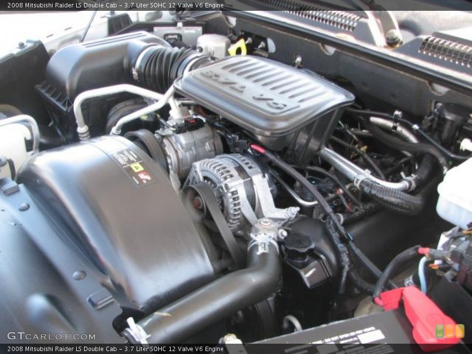 3.7 Liter SOHC 12 Valve V6 Engine for the 2008 Mitsubishi Raider #51403145