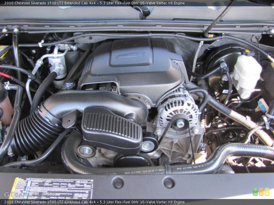 5.3 Liter Flex-Fuel OHV 16-Valve Vortec V8 Engine for the 2010 Chevrolet Silverado 1500 #51416159