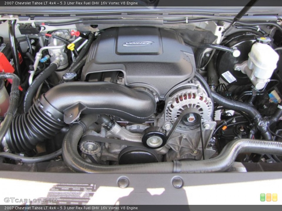 5.3 Liter Flex Fuel OHV 16V Vortec V8 Engine for the 2007 Chevrolet Tahoe #51418814