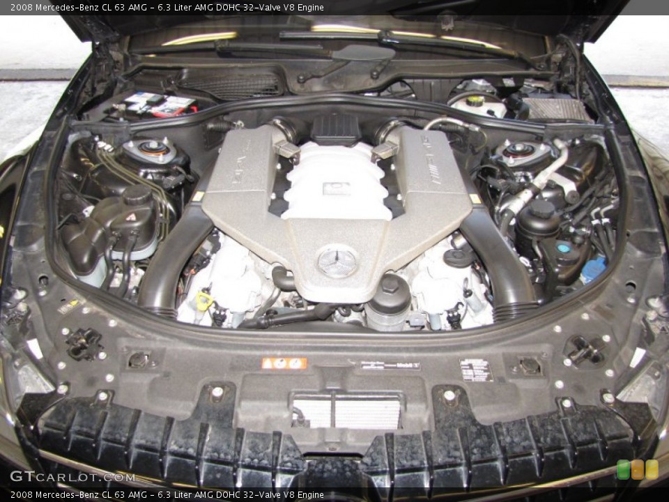 6.3 Liter AMG DOHC 32-Valve V8 Engine for the 2008 Mercedes-Benz CL #51422079