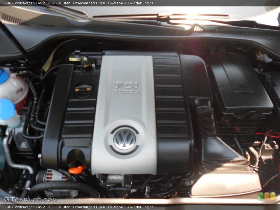 2.0 Liter Turbocharged DOHC 16-Valve 4 Cylinder Engine for the 2007 Volkswagen Eos #51430125