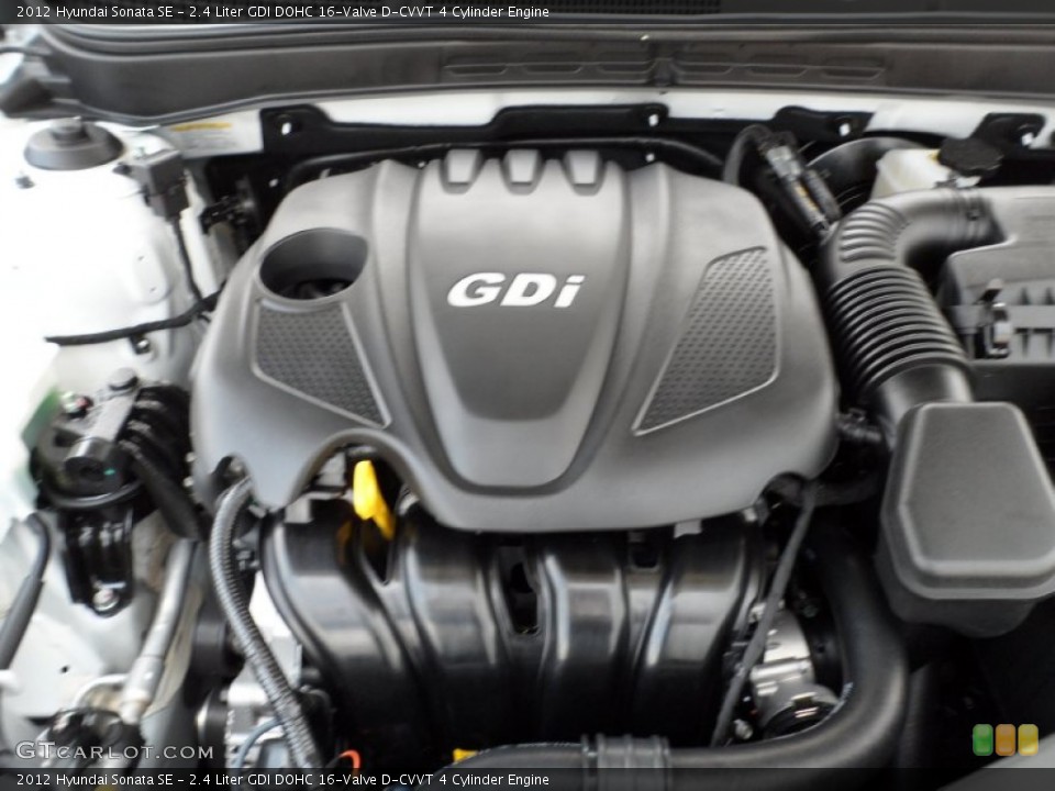 2.4 Liter GDI DOHC 16-Valve D-CVVT 4 Cylinder Engine for the 2012 Hyundai Sonata #51431574