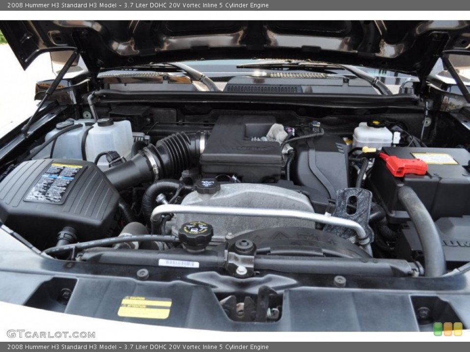 3.7 Liter DOHC 20V Vortec Inline 5 Cylinder Engine for the 2008 Hummer H3 #51431799