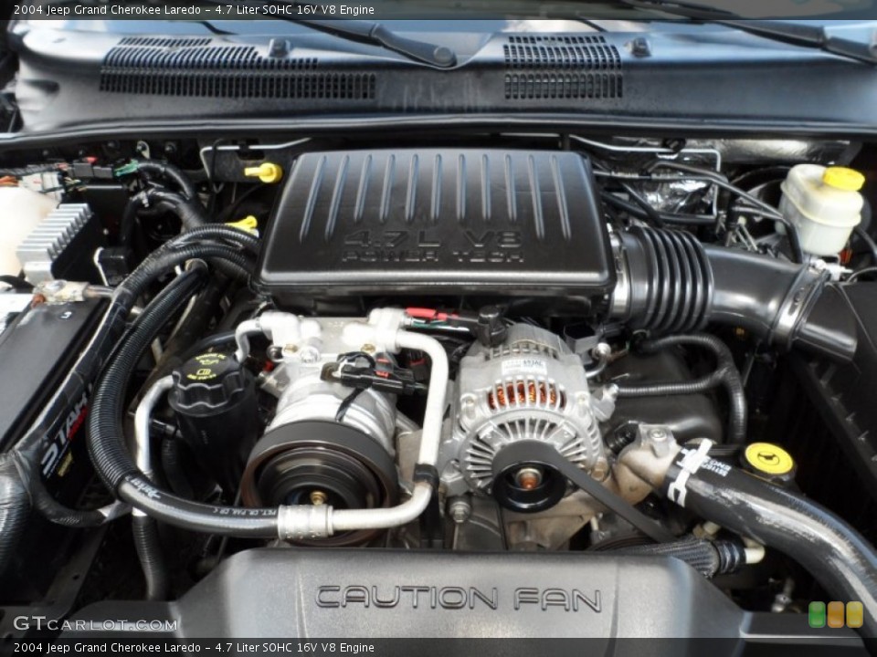 4.7 Liter SOHC 16V V8 Engine for the 2004 Jeep Grand Cherokee #51432942