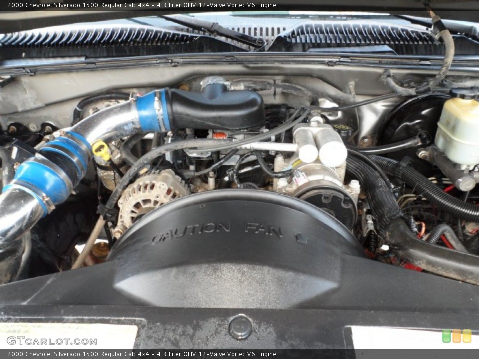 4.3 Liter OHV 12-Valve Vortec V6 Engine for the 2000 Chevrolet Silverado 1500 #51438543