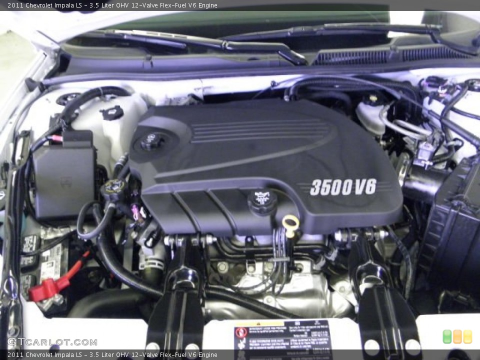 3.5 Liter OHV 12-Valve Flex-Fuel V6 Engine for the 2011 Chevrolet Impala #51439500