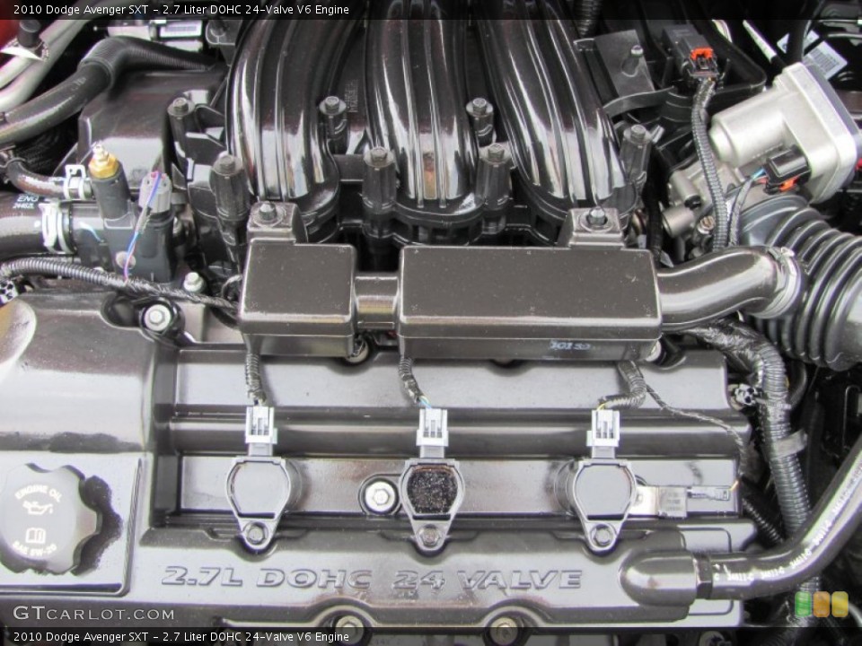 2.7 Liter DOHC 24-Valve V6 2010 Dodge Avenger Engine
