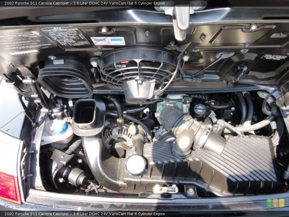 3.6 Liter DOHC 24V VarioCam Flat 6 Cylinder Engine for the 2002 Porsche 911 #51449115