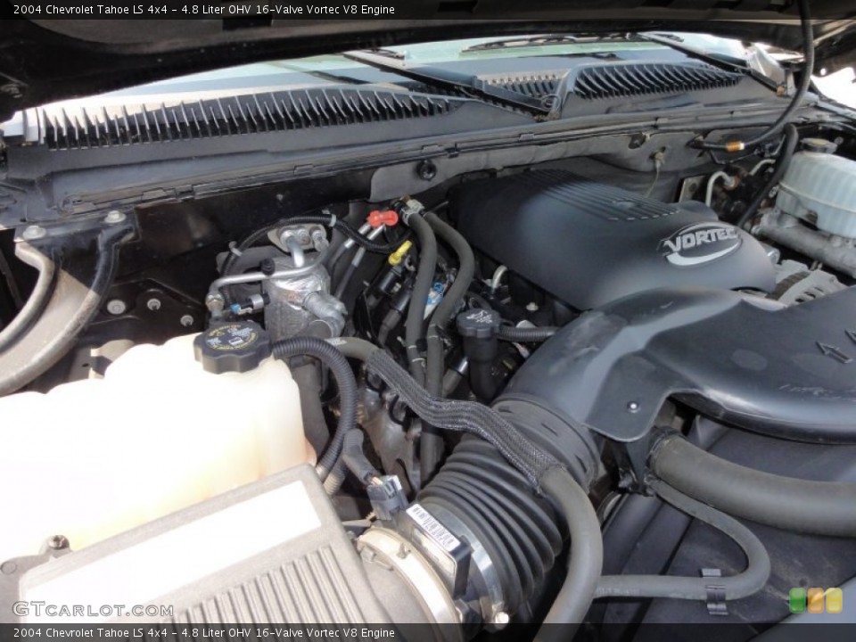 4.8 Liter OHV 16-Valve Vortec V8 Engine for the 2004 Chevrolet Tahoe #51452949