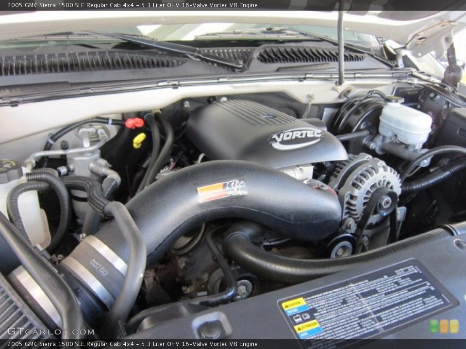 5.3 Liter OHV 16-Valve Vortec V8 Engine for the 2005 GMC Sierra 1500 #51459540