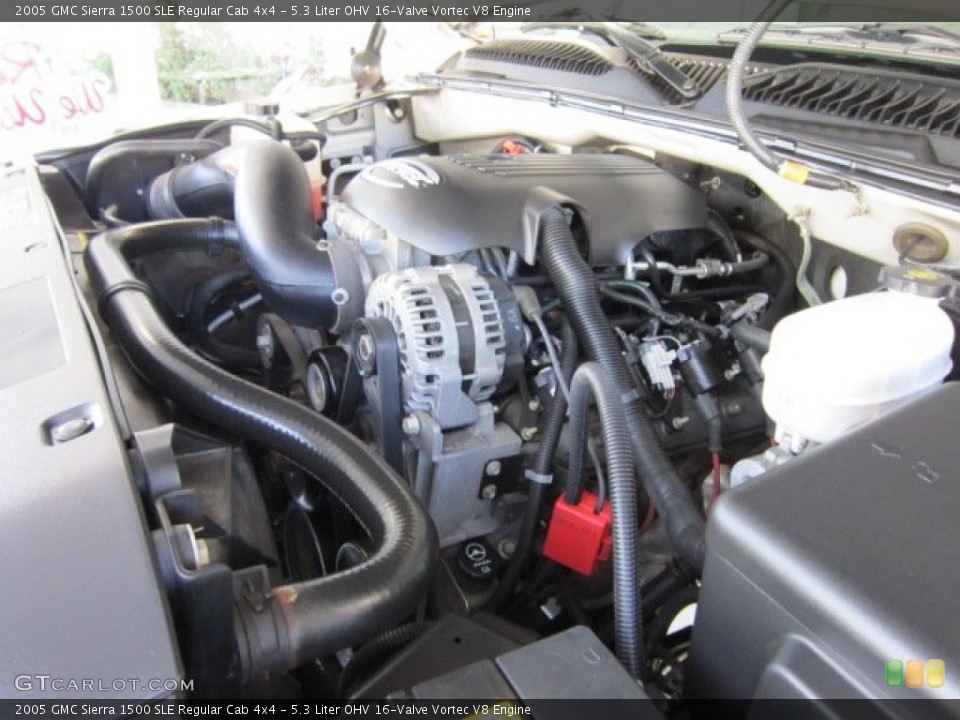 5.3 Liter OHV 16-Valve Vortec V8 Engine for the 2005 GMC Sierra 1500 #51459555