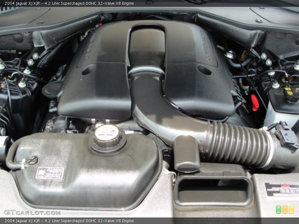 4.2 Liter Superchaged DOHC 32-Valve V8 Engine for the 2004 Jaguar XJ #51464823