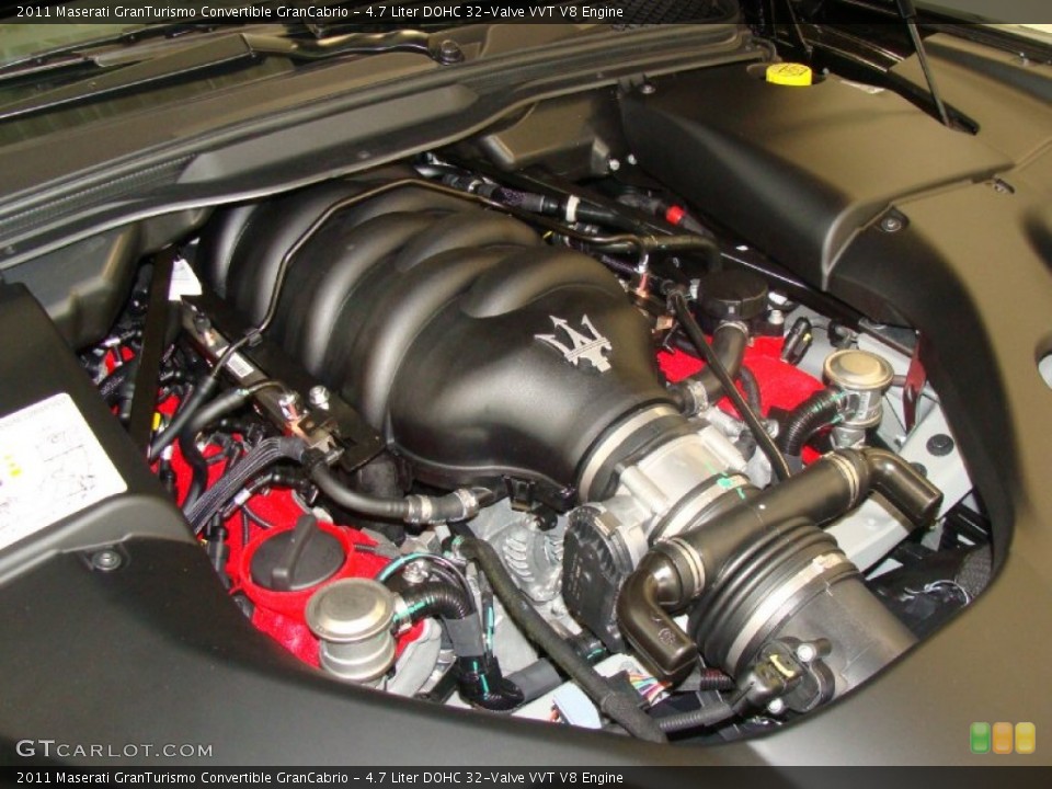 4.7 Liter DOHC 32-Valve VVT V8 Engine for the 2011 Maserati GranTurismo Convertible #51465189