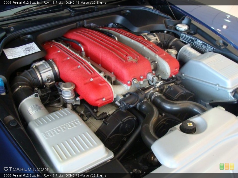 5.7 Liter DOHC 48-Valve V12 Engine for the 2005 Ferrari 612 Scaglietti #51466278