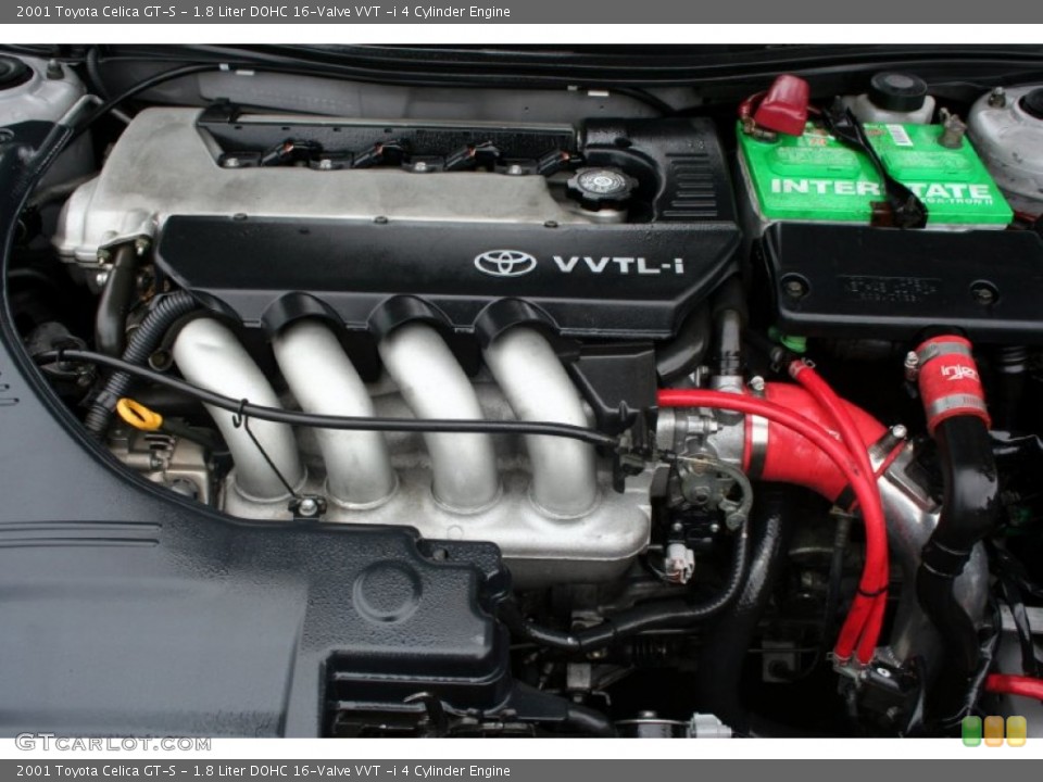 1.8 Liter DOHC 16-Valve VVT -i 4 Cylinder Engine for the 2001 Toyota Celica #51466983