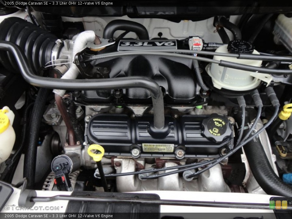 3.3 Liter OHV 12-Valve V6 Engine for the 2005 Dodge Caravan #51476376
