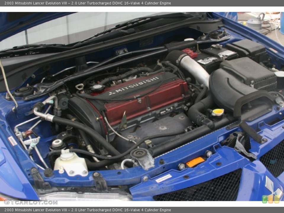 2.0 Liter Turbocharged DOHC 16-Valve 4 Cylinder Engine for the 2003 Mitsubishi Lancer Evolution #51476787