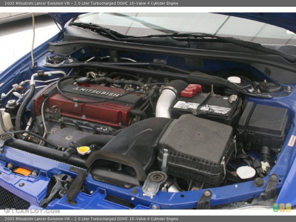 2.0 Liter Turbocharged DOHC 16-Valve 4 Cylinder Engine for the 2003 Mitsubishi Lancer Evolution #51476790