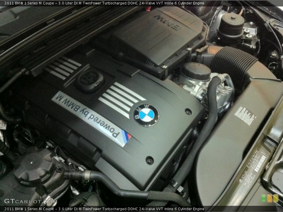 3.0 Liter DI M TwinPower Turbocharged DOHC 24-Valve VVT Inline 6 Cylinder Engine for the 2011 BMW 1 Series M #51480382
