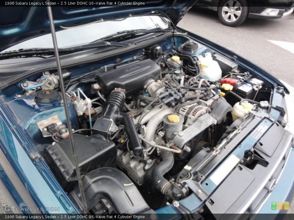 2.5 Liter DOHC 16-Valve Flat 4 Cylinder Engine for the 1998 Subaru Legacy #51481762