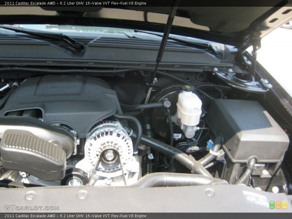 6.2 Liter OHV 16-Valve VVT Flex-Fuel V8 Engine for the 2011 Cadillac Escalade #51487981
