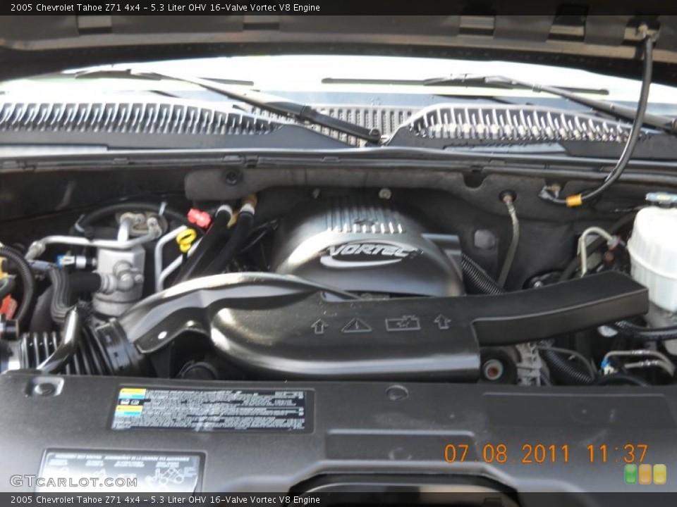 5.3 Liter OHV 16-Valve Vortec V8 Engine for the 2005 Chevrolet Tahoe #51492718