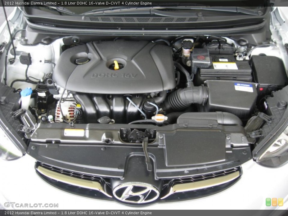 1.8 Liter DOHC 16-Valve D-CVVT 4 Cylinder Engine for the 2012 Hyundai Elantra #51494998