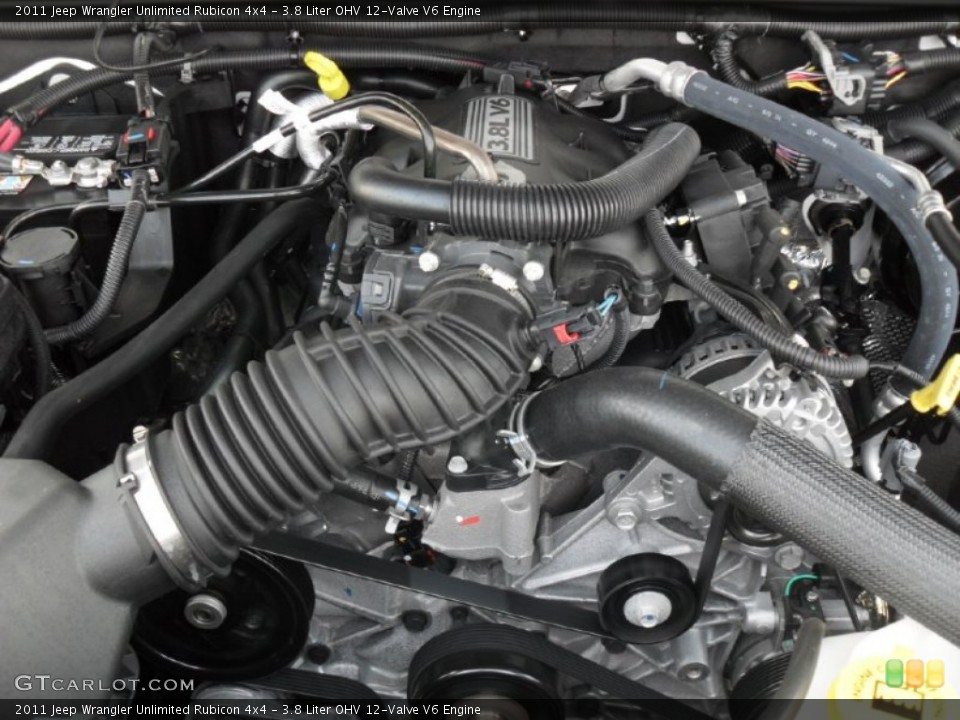 3.8 Liter OHV 12-Valve V6 Engine for the 2011 Jeep Wrangler Unlimited #51503767