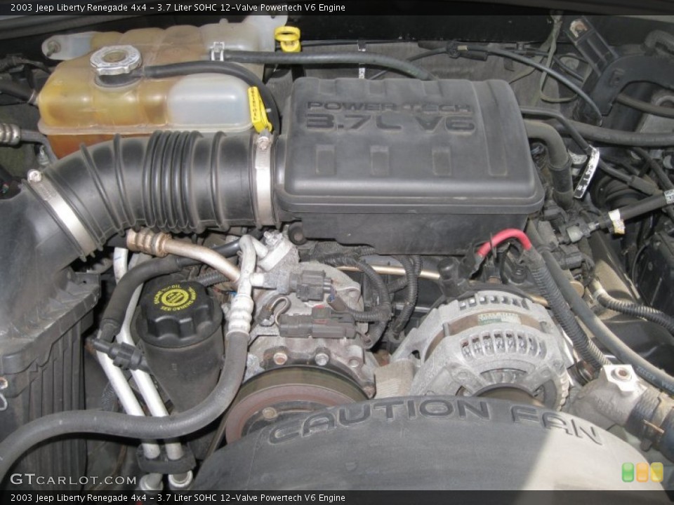 3.7 Liter SOHC 12Valve Powertech V6 Engine for the 2003