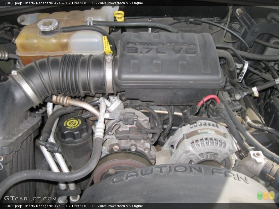 3.7 Liter SOHC 12-Valve Powertech V6 Engine for the 2003 Jeep Liberty #51506995