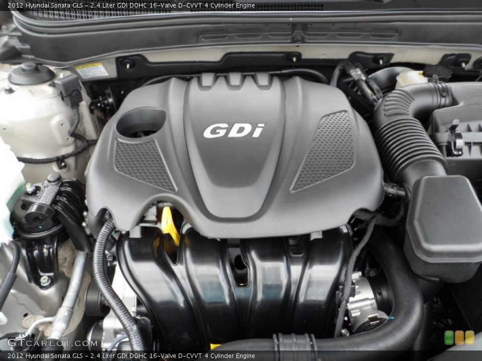 2.4 Liter GDI DOHC 16-Valve D-CVVT 4 Cylinder Engine for the 2012 Hyundai Sonata #51508714
