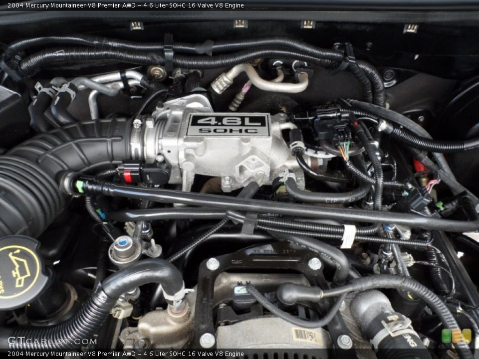 4.6 Liter SOHC 16 Valve V8 Engine for the 2004 Mercury Mountaineer #51510487