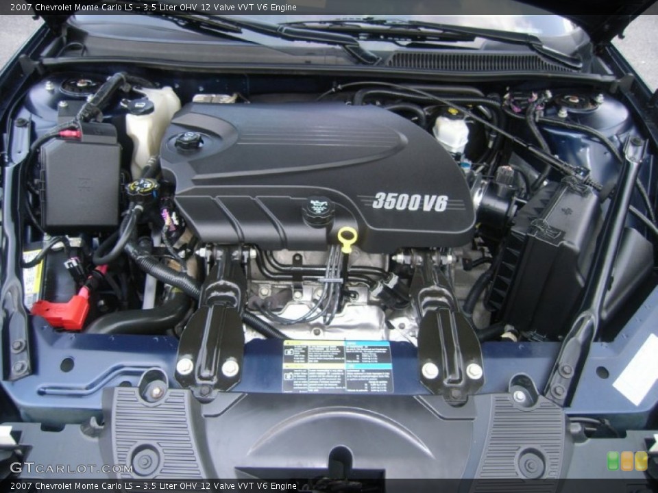 3.5 Liter OHV 12 Valve VVT V6 Engine for the 2007 Chevrolet Monte Carlo #51514873