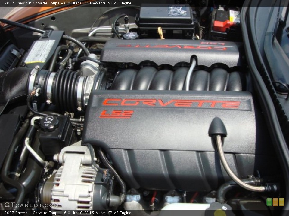 6.0 Liter OHV 16-Valve LS2 V8 Engine for the 2007 Chevrolet Corvette #51519052