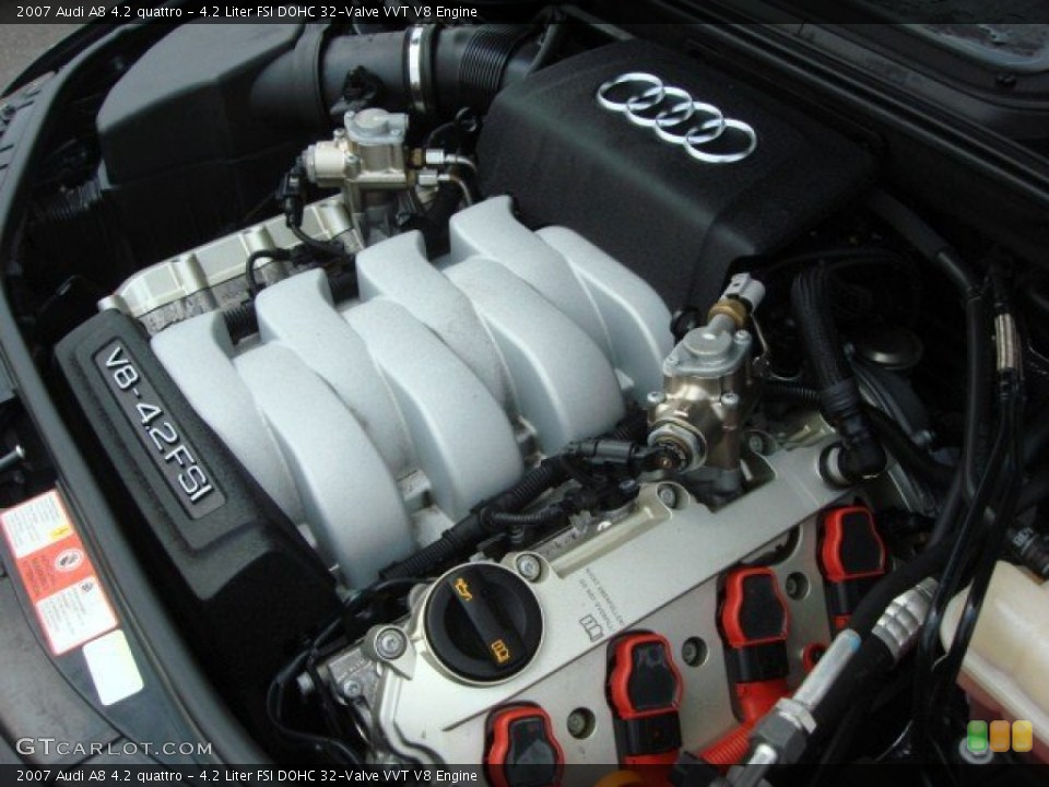 4.2 Liter FSI DOHC 32-Valve VVT V8 Engine for the 2007 Audi A8 #51521161
