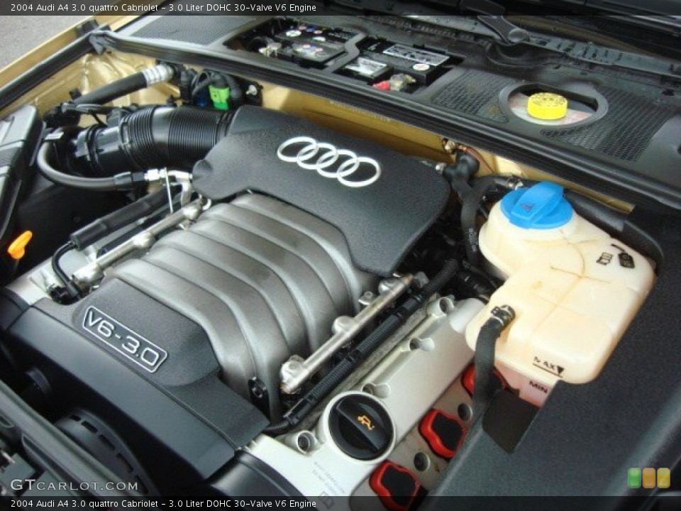 3.0 Liter DOHC 30-Valve V6 Engine for the 2004 Audi A4 #51521473