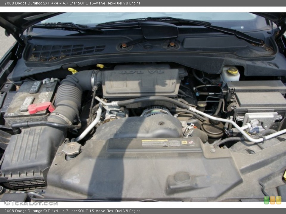 4.7 Liter SOHC 16-Valve Flex-Fuel V8 Engine for the 2008 Dodge Durango #51524422