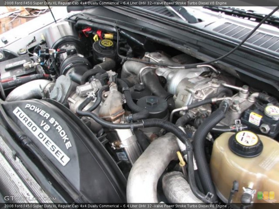 6.4 Liter OHV 32-Valve Power Stroke Turbo Diesel V8 Engine for the 2008 Ford F450 Super Duty #51528376