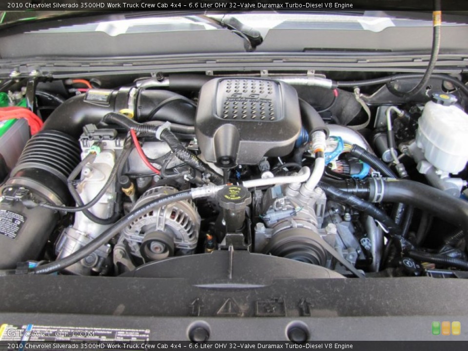 6.6 Liter OHV 32-Valve Duramax Turbo-Diesel V8 Engine for the 2010 Chevrolet Silverado 3500HD #51531619