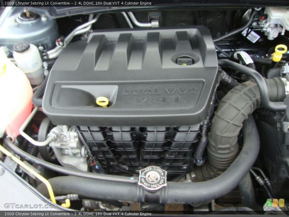 2.4L DOHC 16V Dual VVT 4 Cylinder 2009 Chrysler Sebring Engine