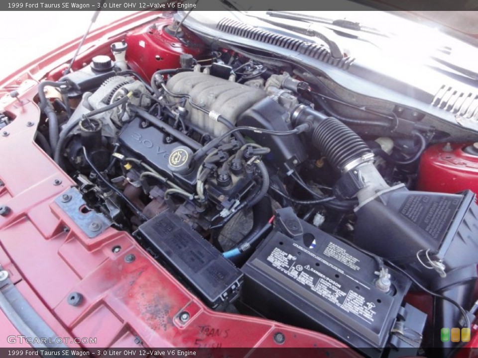 3.0 Liter OHV 12-Valve V6 Engine for the 1999 Ford Taurus #51556401